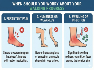 When Should You Worry About Your Walking Progress